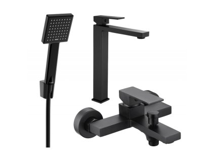 Kúpeľňová súprava Mexen Uno R45, čierna - 71413R45-70