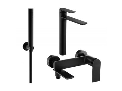 Kúpeľňová súprava Mexen Zero R70, čierna - 71113R70-70