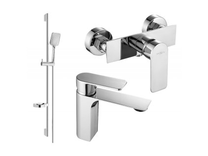 Mexen Alexa DS62 sprchový set, chróm - 71204DS62-00