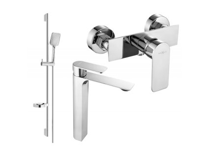 Mexen Alexa DS62 sprchový set, chróm - 71214DS62-00