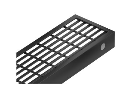 Mexen kryt na sprchový žľab, vzor M33, 60 cm, čierny- 1733060