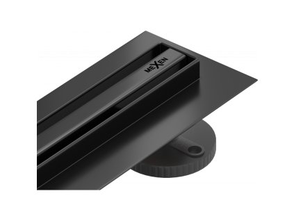 Mexen Flat 360° Slim sprchový žľab 150 cm, čierny - 1741150