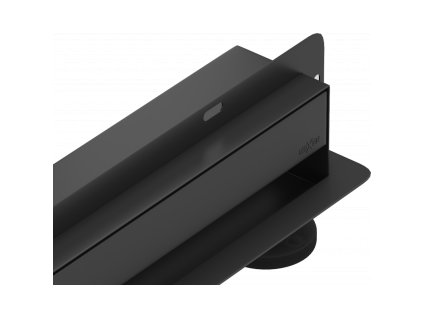 Mexen Flat Wall sprchový žľab do steny 2v1 110 cm, čierny - 1730110