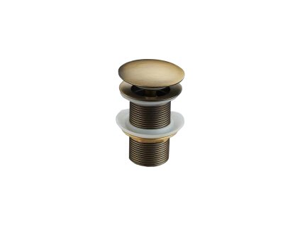 Mexen okrúhla zástrčka, antický bronz - 79910-30