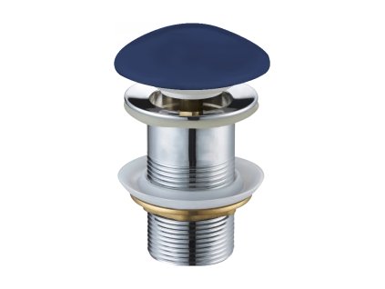 Mexen click plug okrúhly, tmavomodrý keramický matný - 79910-42