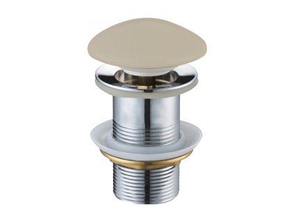 Mexen click plug okrúhly, béžový keramický matný - 79910-62