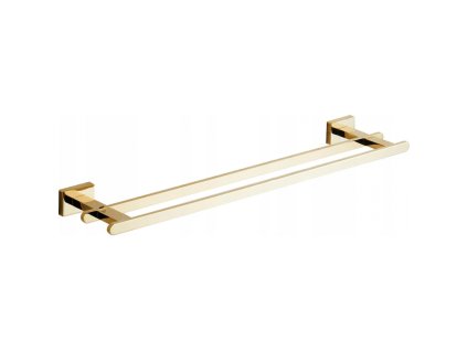 Mexen Arno držiak na uteráky 2-radový, zlatý - 7020725-50