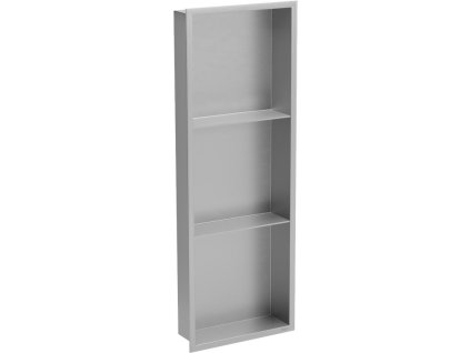 Mexen X-Wall-R výsuvná polica s prírubou a policou 90 x 30 cm, inox - 1910903010S