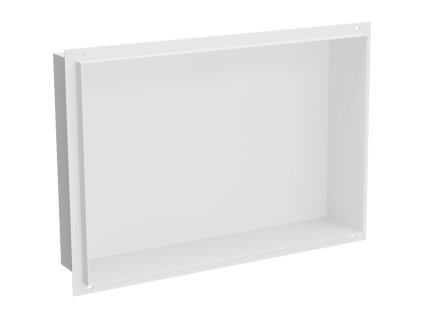 Mexen X-Wall-NR zapustená polica bez príruby 45 x 30 cm, biela - 1921453010