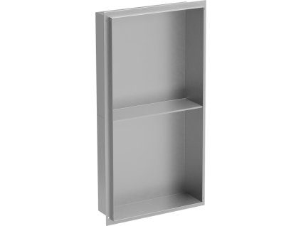 Mexen X-Wall-NR zapustená polica bez príruby s policou 60 x 30 cm, inox - 1911603010S