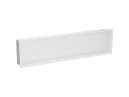 Mexen X-Wall-K konglomerátová vstavaná polica 122,7 x 30,7 cm, biela - 1900123010