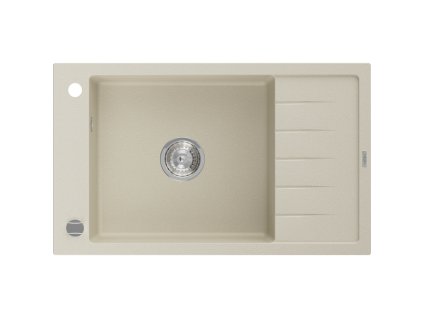 Mexen Elias drez granitový 1-komorový s krátkym odkvapkávačom 795 x 480 mm, béžový - 6511791005-69
