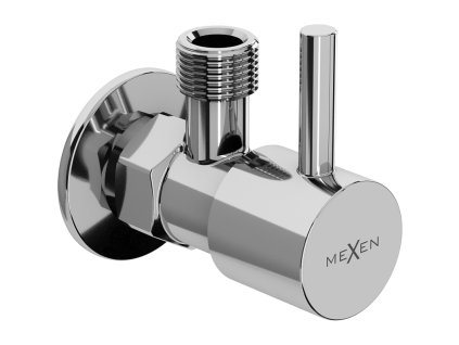 Mexen R1 uhlový ventil pre 1/2 "x3/8" batériu, chróm - 79970-00