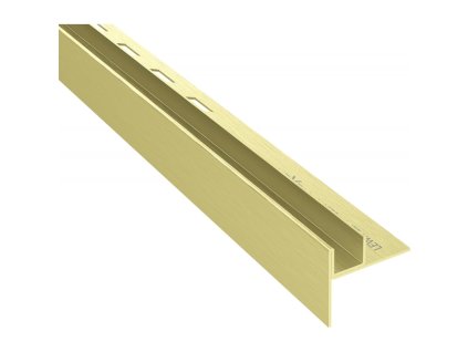 Mexen Line-B zábradlie na sklo 120 cm ľavé, zlatý štetec - 185504120L