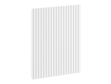 Mexen Rýhované čelo pre korpus kúpeľňovej skrinky 45 x 43,5 cm, biely mat - 91A21-0450-470-1-01