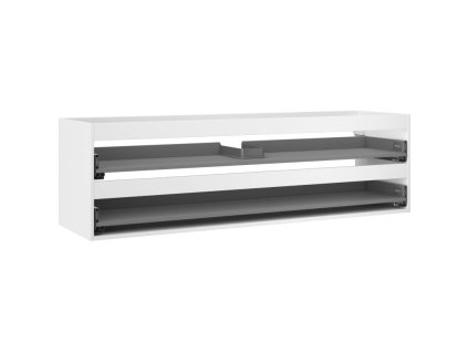 Mexen Box-A podomietková skrinka 160 cm, 2 zásuvky, biela matná - 91AX0-1600-470-2-01