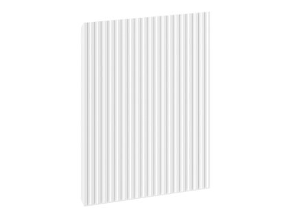 Mexen Rýhované čelo pre korpus kúpeľňovej skrinky 40 x 43,5 cm, biely mat - 91A21-0400-470-1-01