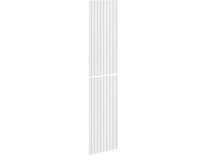 Mexen Rýhované čelo pre korpus kúpeľňovej skrinky 35 x 80 cm (2 ks), biely mat - 91A21-1600-300-2-01