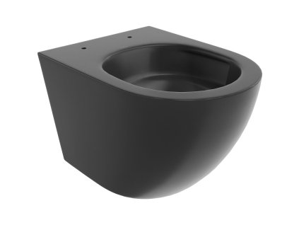 Mexen Lena Tornado WC misa bez ráfika, matná čierna - 3322XX85T