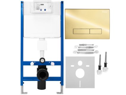 Podomietkový WC systém + tlačidlá - H zlatý