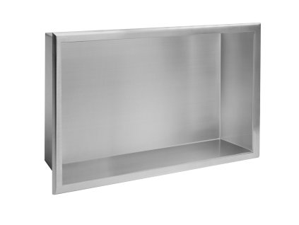bathroom shelf 30x45 steel brush