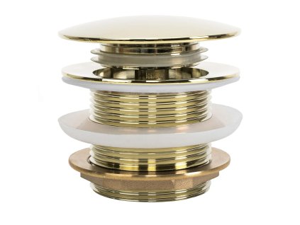 Univerzálny vaňový výpust REA Click-clack Gold