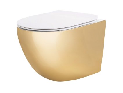 Závesné WC Rea Carlo Mini Tornado NF WHITE GOLD