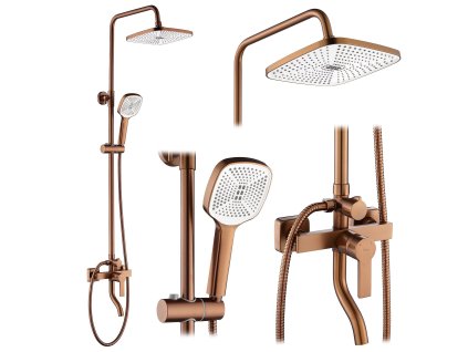 Sprchový set MY2021-77C REA ARGUS COPPER BRUSH