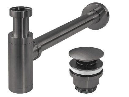 Umyvadlový sifon s univerzální výpustí click-clack - Titan