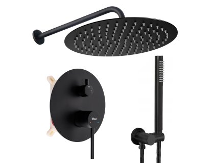 Podomietková sprchová súprava Rea Foss Clif Black  + BOX