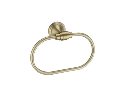 Kúpeľňový vešiak RING 16101 Aristo Brushed Gold