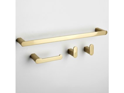 Sada kúpeľňových doplnkov Mati Gold 4 kusy