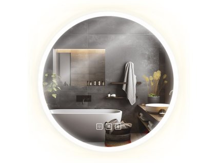 Zrkadlo LED BLUETOOTH FFJ 80cm