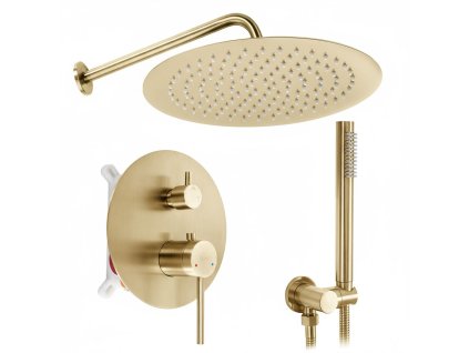 Podomietková sprchová súprava Rea Foss Clif Brush Gold + BOX