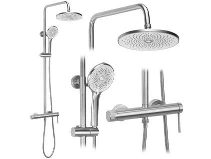 Sprchový set Rea Foss Clif Brush Nickel