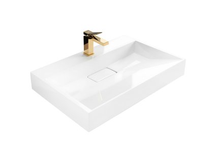 KONGLOMERÁTOVÉ UMÝVADLO NA DOSKU GOYA 70CM