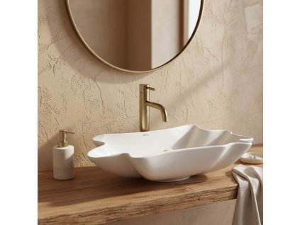 Umývadlo na dosku REA Infinity + Kolík Click-Clack