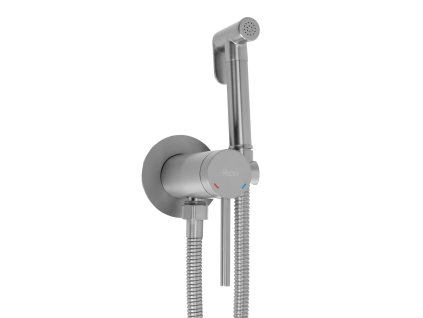 Podomietková bidetová batéria Foss Clif Brush Nickel