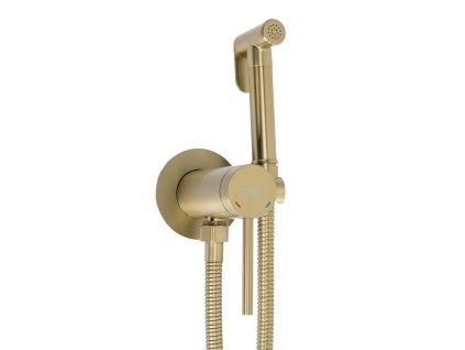 Podomietková bidetová batéria Foss Clif Brush Gold