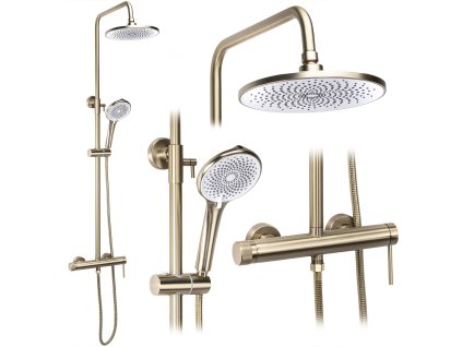 Sprchový set Rea Foss Clif Brush Gold
