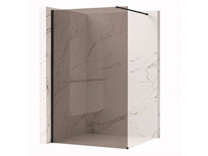 Sprchová zástena Rea Flexi Brown/ Black 80