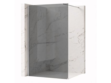 Sprchová zástena Rea Flexi Grey / Chrome 80