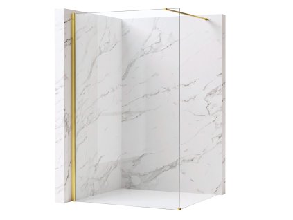 Sprchová zástena Rea Flexi Transparent / Gold 110