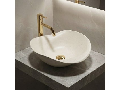 Keramické umývadlo na dosku REA HM-34B Handmade ART