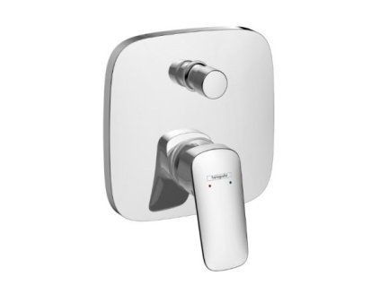 HANSGROHE LOGIS vaňová/sprchová batéria 155x155mm páková, podomietková, chróm