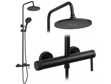 Sprchový set Rea Rivo Black