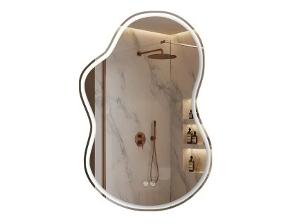 Zrkadlo LED UNO DOUBLE 80x55 cm