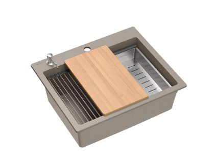 granitový drez KURT 110 WORKSTATION BEIGE