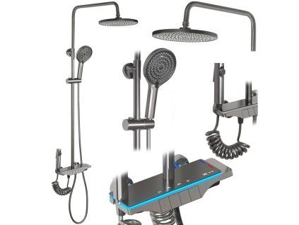 Sprchový set s termostatom REA Savio Titanium