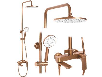 Sprchový set REA AVALON Copper BRUSH